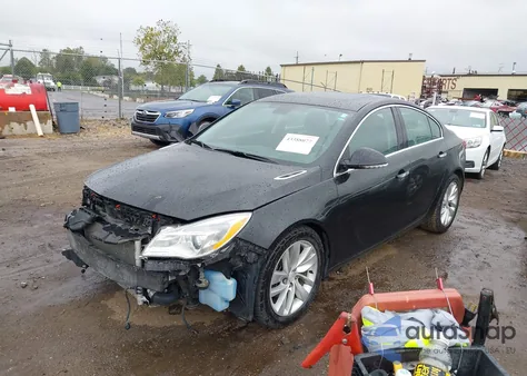 2014 Buick Regal Turbo/E-Assist Premium I из США, поврежденный, VIN 2G4GN5EX2E9323378